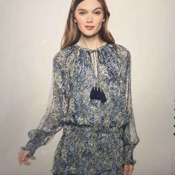 ramy brook printed brin dress